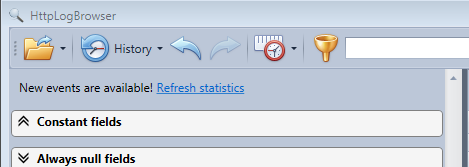 Refresh statistics in the HttpLogBrowser after new events have been displayed by the real time mode