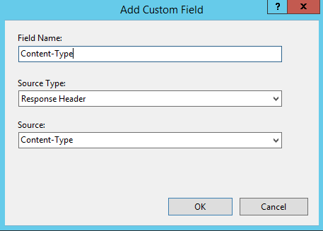 Add MIME content type as custom W3C field for the HTTP logging in IIS